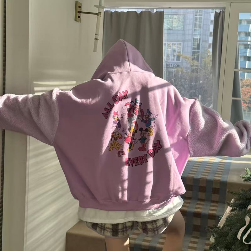 即納販売】0481 mickey friends zip foodie/3カラー | rir