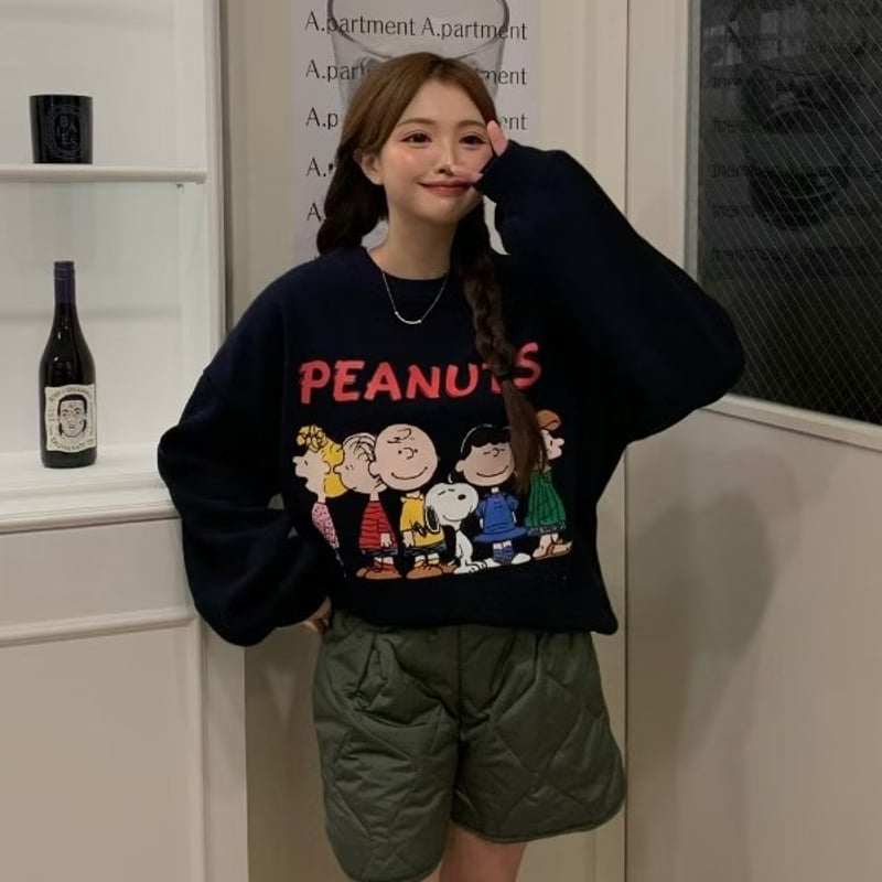 New PEANUTS SNOOPY sweat/2カラー | riru select