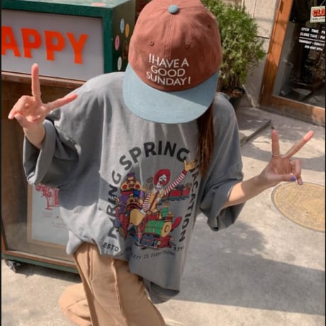 0091 S/S Macdonald pigment t-shirt/3カラー