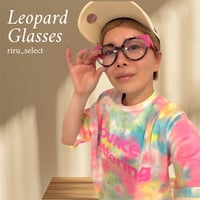 即納　0771 【数量限定】leopard eye wear/2カラー
