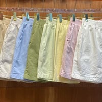 0222 pastel half pants/9カラー