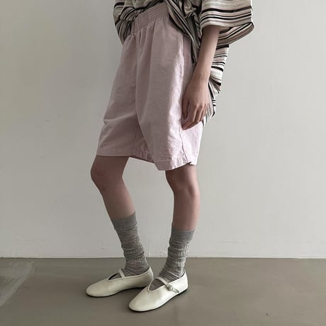 0222 pastel half pants/9カラー