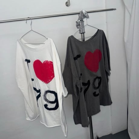 0682 LOVE❤️79 BIG tee shirt/ 2カラー