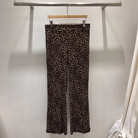 leopard summer pants/ワンカラー