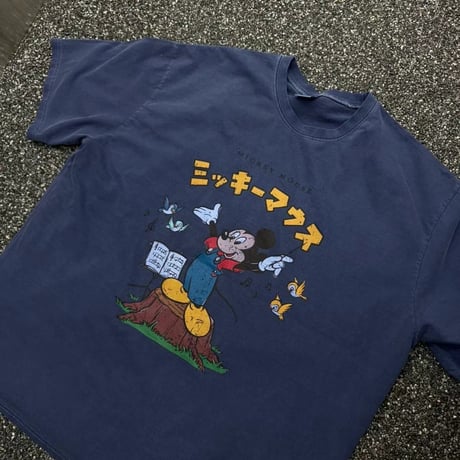 0094 S/S pigment mickey t-shirt/2カラー