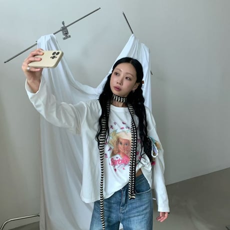 Fw/* Pink Crush Barbie BIG ロンTEE/3カラー