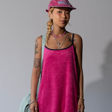 0832 pile piping one-piece/3カラー