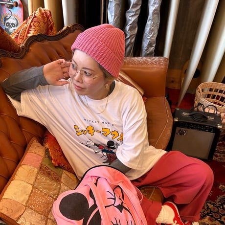 0094 S/S pigment mickey t-shirt/2カラー