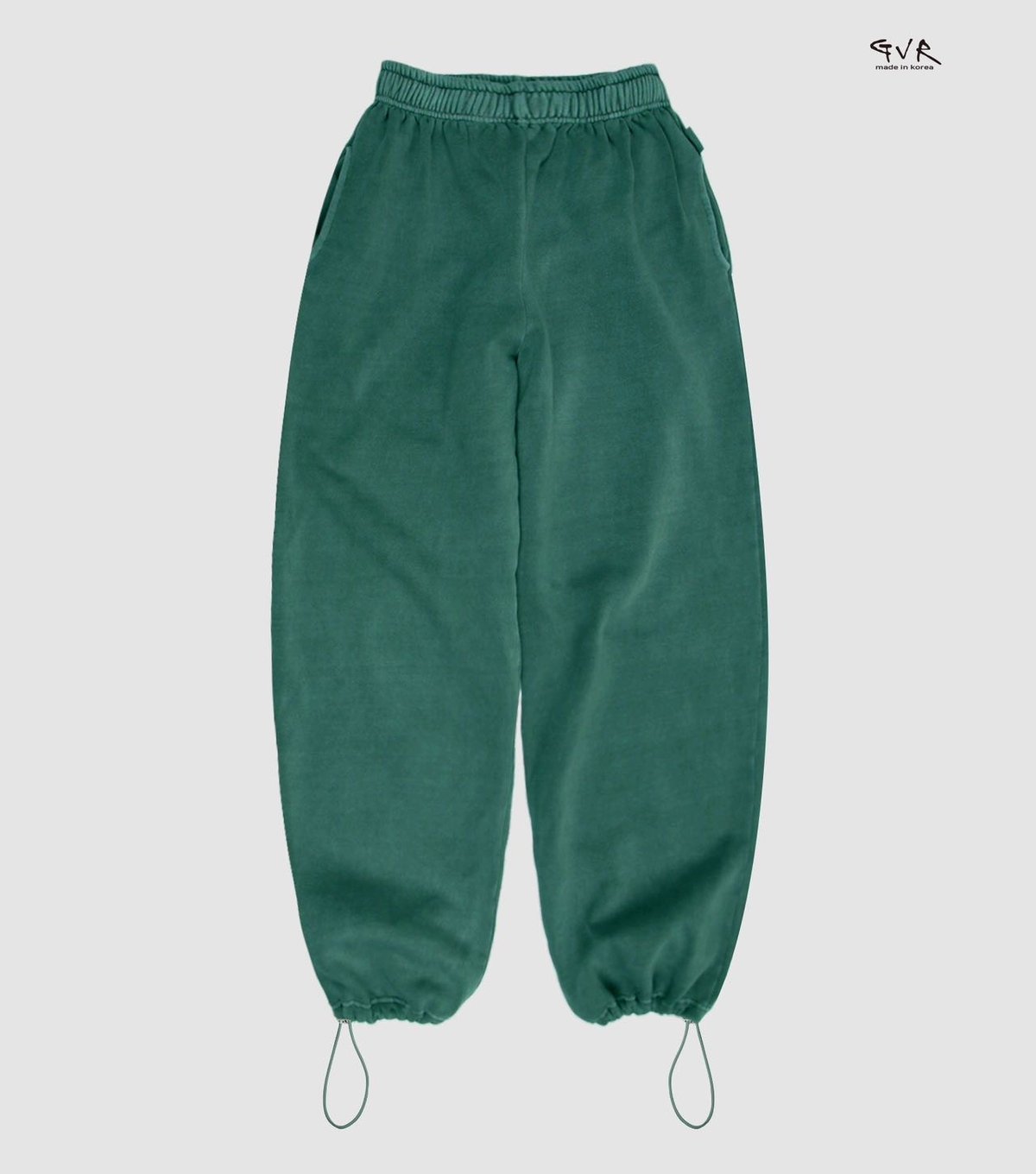 0035 pigment color drawstring 2WAY pants【kimou】