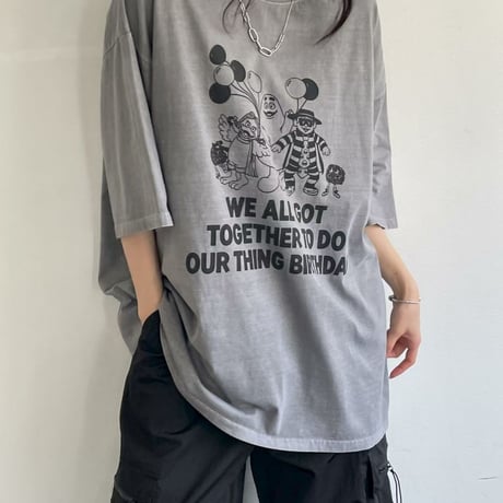 0705 NEWマクドナルドfriends  pigment TEE/3カラー