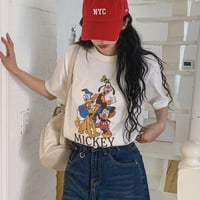 0860 NEW mickey friends tee/2カラー