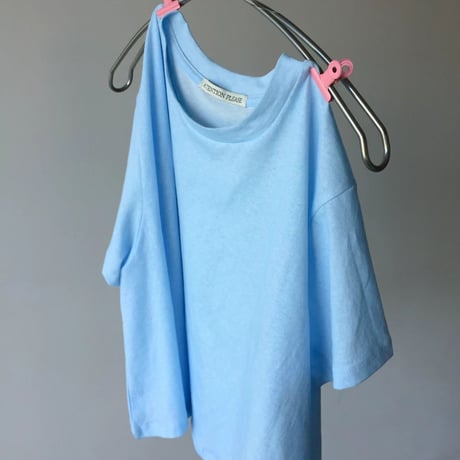 即納　0804 colorfu pigment フレアtee/ピンク