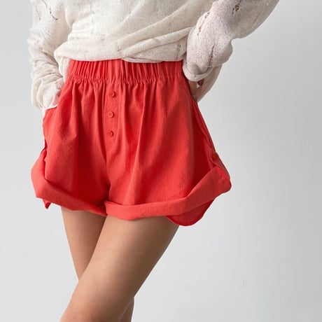 0834 roll up short pants/3カラー