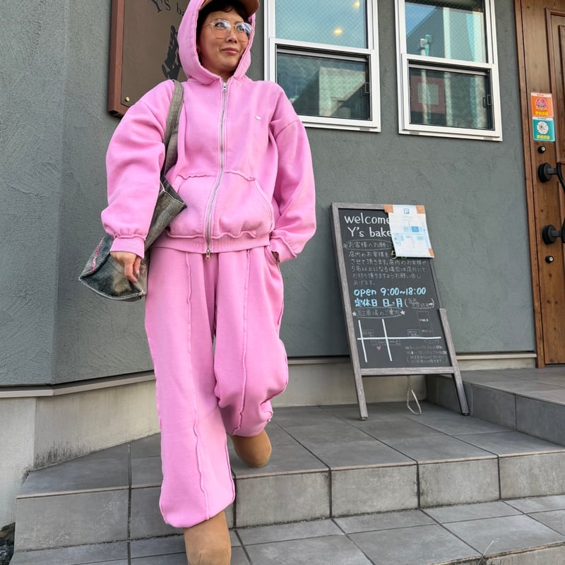 0499 🉐pigment zipup foodie & pants🉐/3カラー❤︎なおみさん