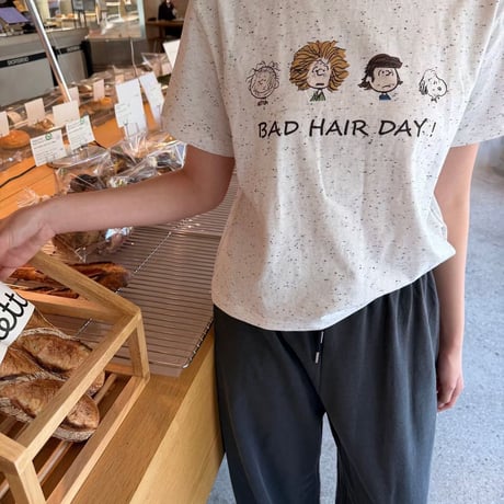 0819 bad hair SNOOPY tee/2カラー