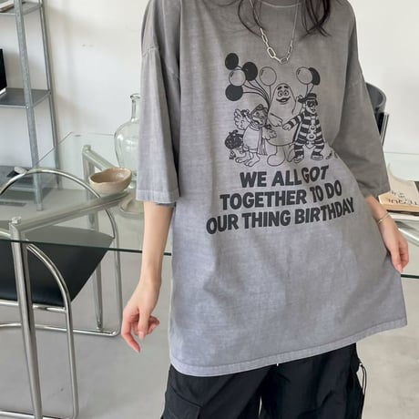 0705 NEWマクドナルドfriends  pigment TEE/3カラー