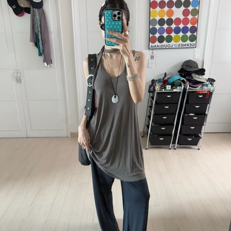0866 eee color toromi pants/3カラー