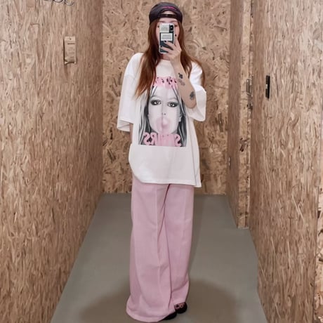 Bubble Girl Photo over tee shirt/2カラー