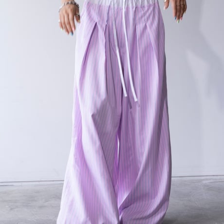 0829 Stripe Pastel pants/2カラー