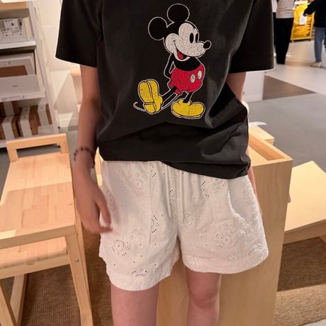 0816 pigment mickey Back star tee/3カラー