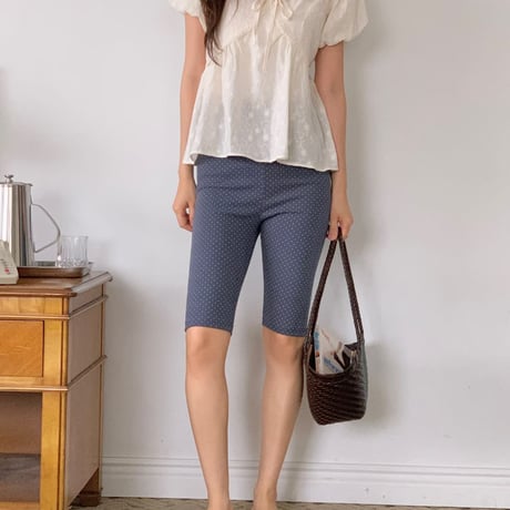 0838 ドットbiker pants/3カラー