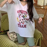 mickey＆goofy sportyteam tee/3カラー