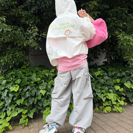 【即納販売】0756 ニコちゃん summer nylon  pants/4カラー