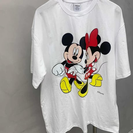 0875 mickey＆minnie tee/ワンカラー