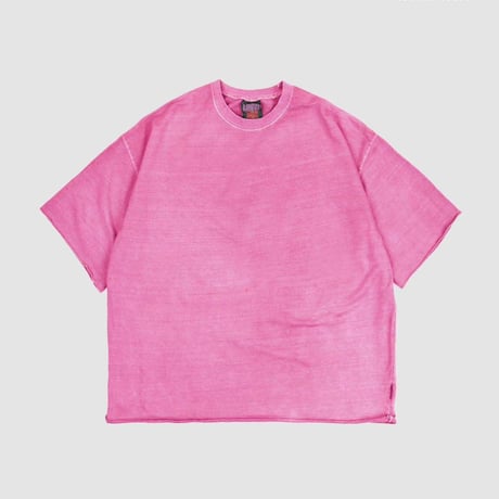 0116 pigment  over light半袖sweat/10カラー
