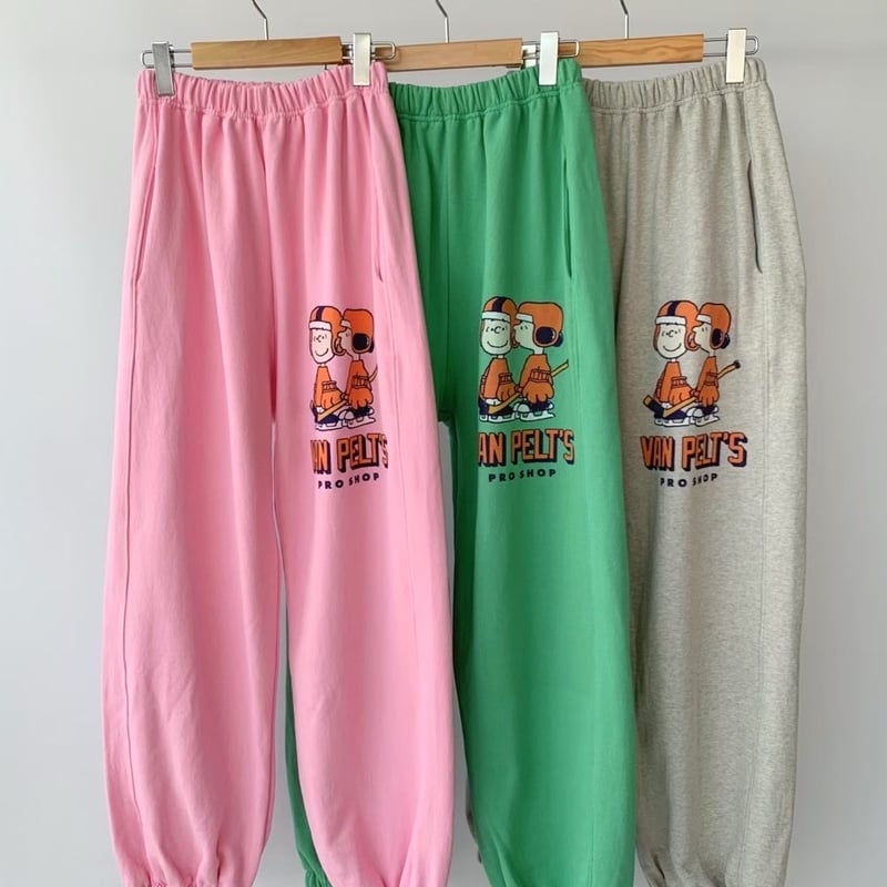 スヌーピーページ 0279 SNOOPY jogger pants/3カラー | riru select