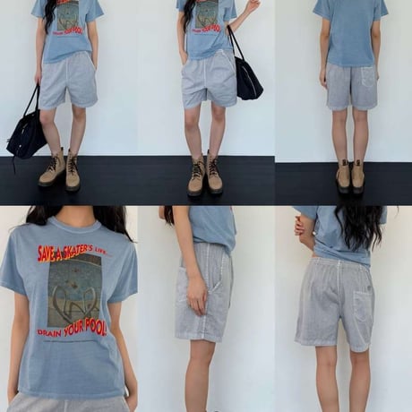 0811 NEW pigment half pants/11カラー