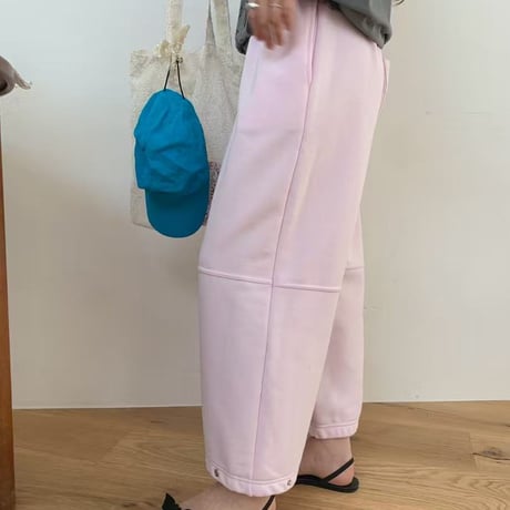【即納】0758 summer cotton 2way pants/アイボリー
