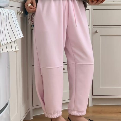 【即納】0758 summer cotton 2way pants/アイボリー