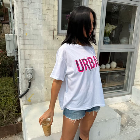数量限定　0728 ぷくぷく urban logo tee/ホワイトのみ