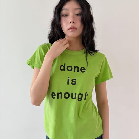 【即納販売】0701 pigment logo tee/ピンクのみ