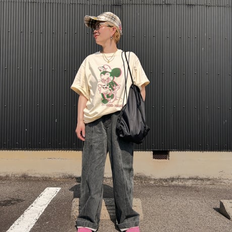 【即納販売】jimmys &riruコラボ minnieJerry t shirt/ベージュのみ