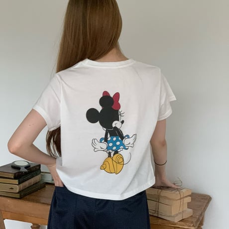 minie Double-sided printing tee/3カラー