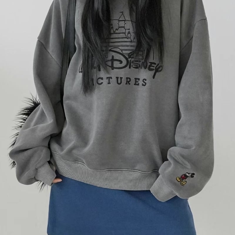 0361 pigment Walt Disney sweat/2カラー | riru select