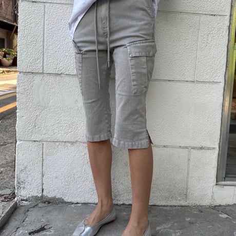 cargo half tight ストレッチpants/2カラー