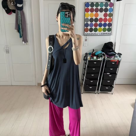 0866 eee color toromi pants/3カラー