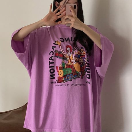 0091 S/S Macdonald pigment t-shirt/3カラー