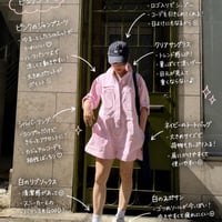 【即納販売】0727 summer jump suit/3カラー