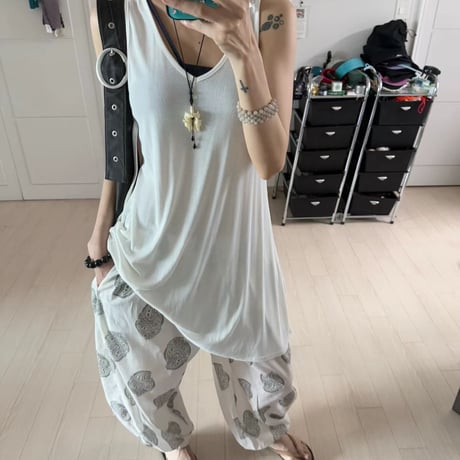 0864 eee Paisley pants/2カラー