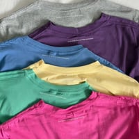 0946 【即納】♥️eee colorful stretch tee/6カラー