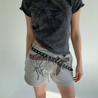 0765 belt paint風 short pants/4カラー
