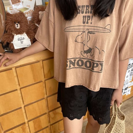 0818 SNOOPY surfing tee/4カラー
