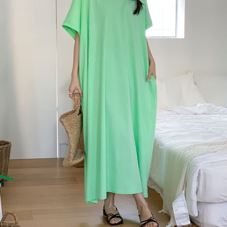 0752 pastel one-piece/5カラー
