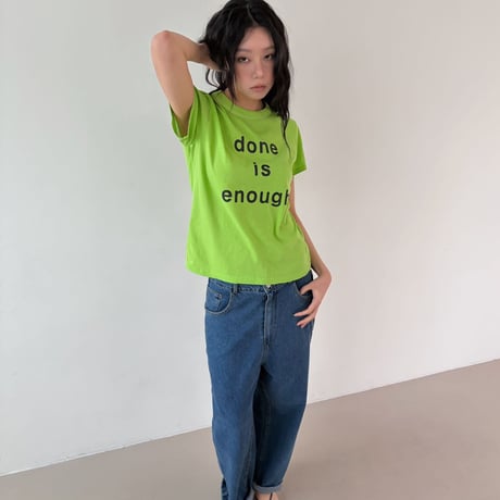 【即納販売】0701 pigment logo tee/ピンクのみ