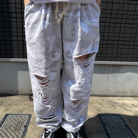 0845 camouflage clash  pants/2カラー