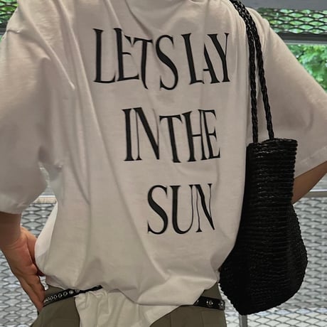 Back logo Pocket tee shirt/2カラー
